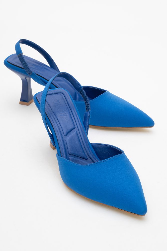 kadin-sivri-burun-arkasi-acik-stiletto-SAKS MAVI KUMAS-ERC252703-0092368_0